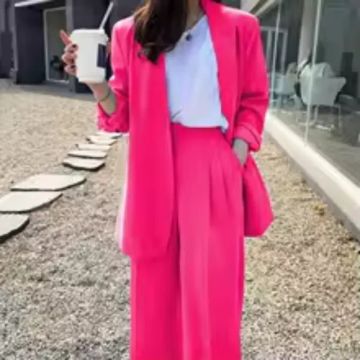 Conjunto Feminino Fashion Blazer e Calça 
