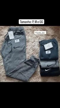 Calça moletom P/M e GG (NOVA)