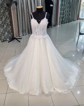 Vestido de noiva branco renda