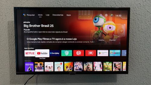 Smart TV 32" LED TCL  Android Wi-Fi - HDR Inteligência Artificial 2 HDMI, USB