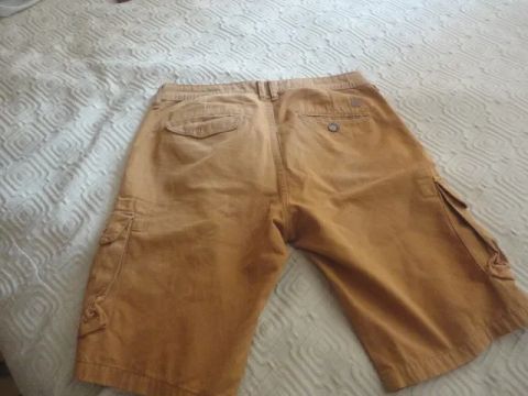 6 Lindas bermudas cargo de sarja de marcas 44/46 Pólo wear Yachsmaster