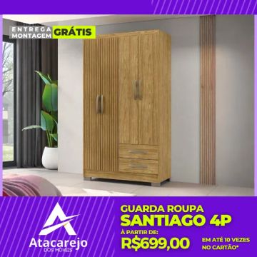 Guarda Roupa Solteiro Entrega e Montagem Grátis