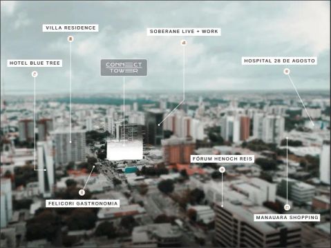 ELEVE O NÍVEL DO SEU NEGÓCIO NO CONNECT TOWER - Salas de 121m² - Vila Municipal