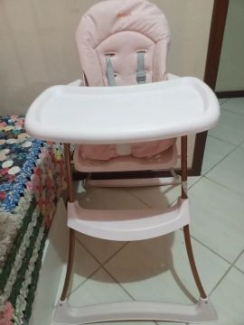 Cadeira de Alimentação Bebê Rosa 120,