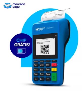 Maquina de cartão Point Pro 2 Mercado pago imprimi comprovante a pronta entrega 