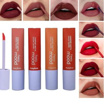 Batom Líquido Ruby Rose Feels Mood Comfort Matte
