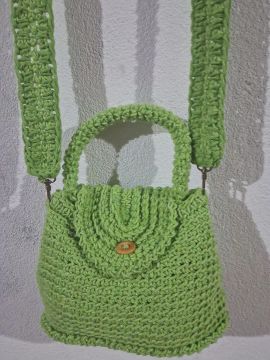 Bolsa em crochê Tamanho P