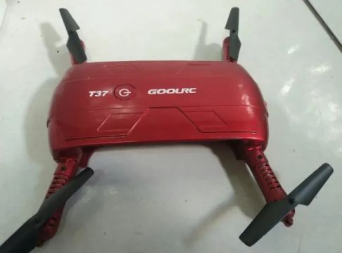 Mini Drone Portátil GooLRC T37 com Câmera HD Manual e Acessórios