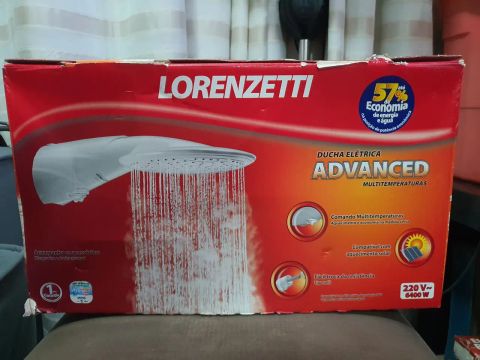 Ducha Elétrica Lorenzetti Advanced Multitemperaturas 6400W