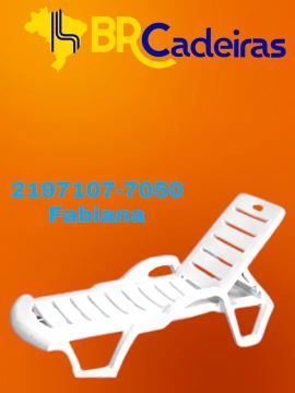 Espreguiçadeira Bahamas branca 