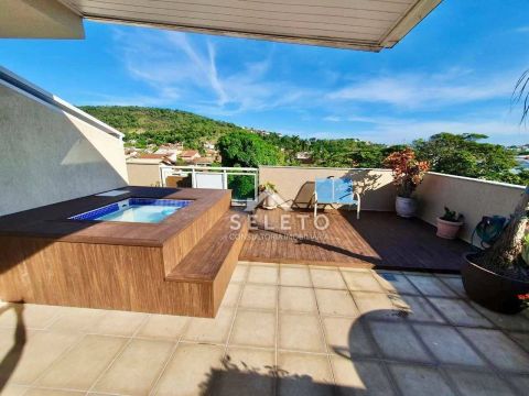 Cobertura à venda, 198 m² por R$ 1.100.000,00 - Piratininga - Niterói/RJ