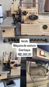 Máquina de Costura Overlock Industrial