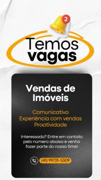 Temos vagas