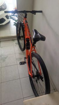 Bicicleta MTB Lotus Fox - 24V, Freio Hidráulico, Trava no Guidão<br>