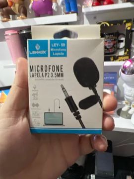 Microfone de lapela p2 