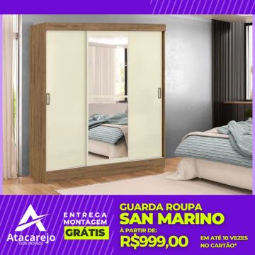 Guarda Roupa Casal Entrega e Montagem Grátis 