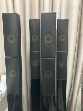 Home Theater LG com quatro torres de som - modelo lhb655nw