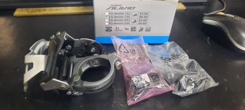Cambio dianteiro shimano alivio M4000 