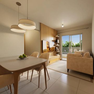 057-Apartamento com 2 quartos na região do Cohatrac, o lugar ideal para os seus melhores m