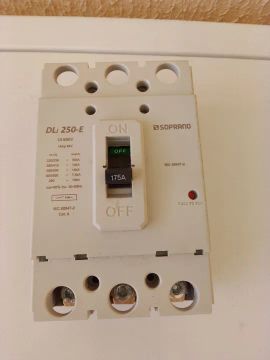Disjuntor Soprano DL 250-E 175A