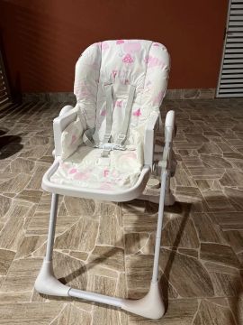 Cadeira de Alimentação Infantil - Rosa
