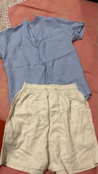 Conjunto Blusa e Shorts Masculino - Novo