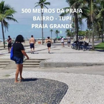 Locação Temporada, finais de semana SOBRADO 500 metros da Praia-Bairro Tupy/Praia Grande