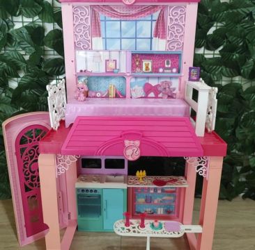Casa de Boneca Barbie 2 andares 