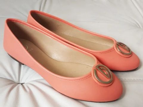 [Sapatilha] Dummont Salmão - Elegância e Conforto - Tamanho 38