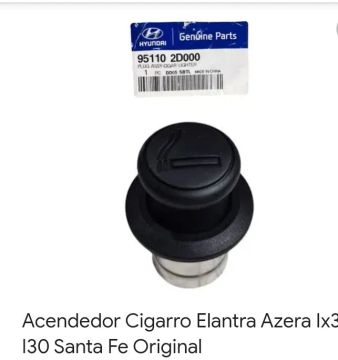 Acendedor Cigarro Elantra Azera Ix30 I30 Santa Fe Original