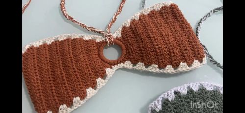 Top/Cropped Crochê 