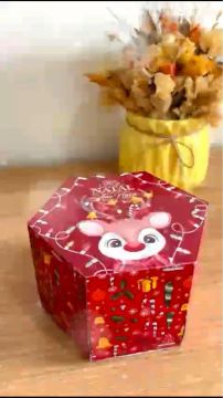 Caixa explosiva de natal