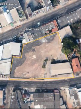 Terreno com 2.450m² na Curva do Noventa com 90 metros de frente para avenida