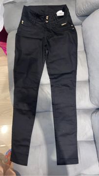 Calça Jeans Preta - Tamanho 36