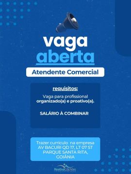 Atendente comercial 