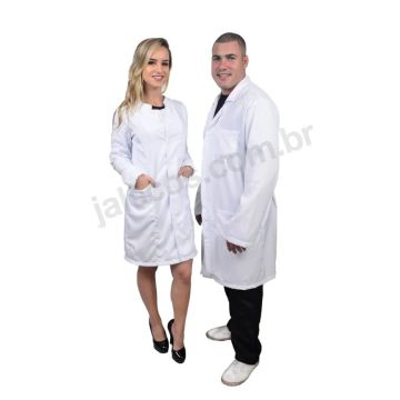 Jaleco hospitalar ou técnico masculino e feminino premium
