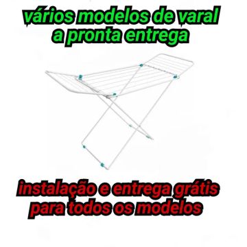 Varal com abas entrega grátis 