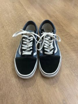 Tênis Vans Old Skool Azul e Preto