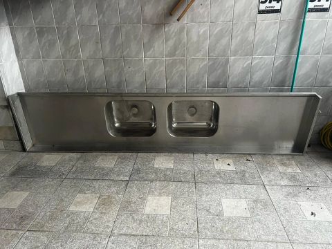 Cuba Dupla para Cozinha em Aço Inox