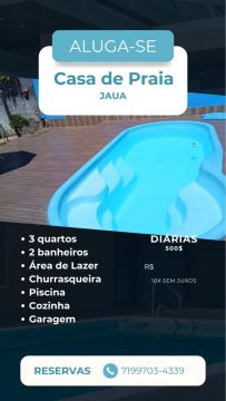 Casa 3/4 em Jaua