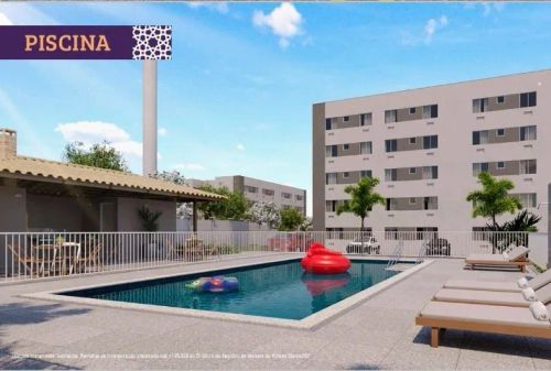 Apartamentos 2 quartos, 44m² de área construída. Bairro Belvedere. Próximo ao Ginásio