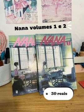 mangá NANA-volumes 1 e 2-