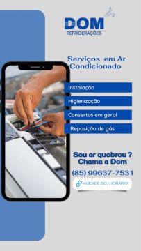 Manutenção e instalação ar condicionado 