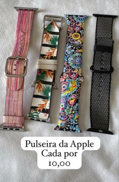 Pulseiras Apple Watch - Diversos Modelos cada um tem o preço 