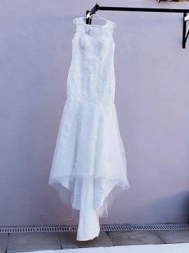 VESTIDO DE NOIVA OFF-WHITE - LINDO & SOFISTICADO! 