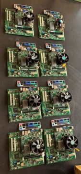 Kit placa mãe processador memória 