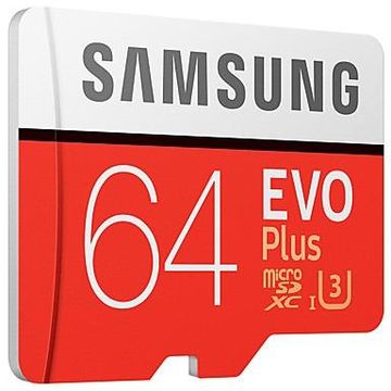Cartão de Memória 64 GB Micro SD Samsung Evo Plus - Classe 10 - 100 Mb/s 4K + 3 Brindes