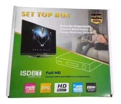 Conversor Digital Para Tv De Tubo, Plasma E Lcd Set Top Dig