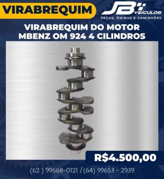 Virabrequim do Motor Mbenz OM 924 4 Cilindros