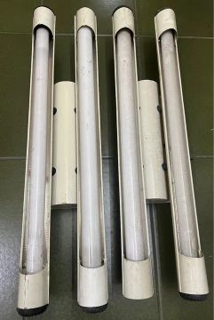 Conjunto  de luminárias. 